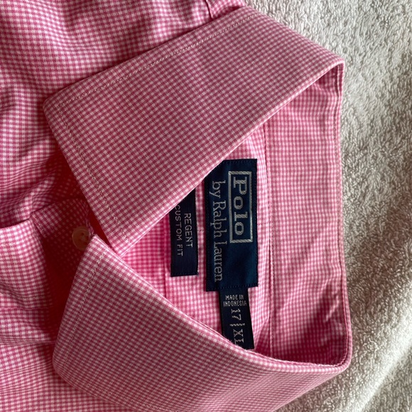 Ralph Lauren Pink Casual Button Down‎ Shirt Classic Cotton - Picture 3 of 7
